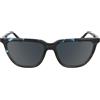 Calvin Klein Women's Sunglasses CK24537S - Blue Havana/Havana with Solid Grey Lens