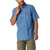 Wrangler Authentics - Camicia Classica da Uomo a Maniche Corte