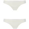 Emporio Armani Mezza Slip Donna, Bianco, S