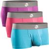 RM Real Men Real Men 3in Modal Boxer Briefs D Pouch XL 3pk Red/PPL/SkyBlu Mens Underwear Boxers Men's Underwear Boxers