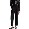 United Colors of Benetton Pantalone 4E6QDF0AH, Nero, 38 Donna