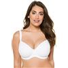 Ulla Popken Donna Reggiseno Bianco 110D