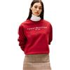 Tommy Hilfiger Donna Felpa Senza Cappuccio, Rosso (Regatta Red), XXS