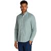 Tommy Hilfiger Uomo Camicia Flex Poplin Gingham Regular Fit, Multicolore (Nouveau Green/Optic White), XS