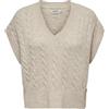 ONLY ONLMELODY Giubbotto | Regular Fit, Senza maniche, Casual, Temperatura massima 30°C ciclo delicato