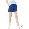 Amazon Essentials Pantaloncini Chino Cachi a Vita Media vestibilità Aderente, Interno Gamba 13cm (Disponibili con Taglio Dritto e Curvy) Donna, Blu, 48
