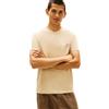 Tommy Jeans Uomo T-Shirt Maniche Corte Slim Sign Chest con Logo, Beige (Gentle Gold), XS