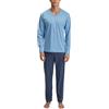 CALIDA Relax Streamline Set di Pigiama, Lago Glacier, 46-48 Uomo