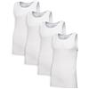 Fruit of The Loom Tag-Free Cotton Undershirts Canottiera Uomo (Pacco da 4)
