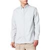 Amazon Essentials Camicia Oxford elasticizzata con taschino a maniche lunghe Regular Fit (disponibile nelle taglie Big & Tall) Uomo, Grigio Chiaro, 4XL