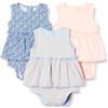 Amazon Essentials Bimba 0-24 Abiti con Body Senza Maniche