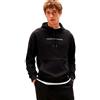 Tommy Hilfiger Uomo Felpa con Cappuccio, Nero (Black), M