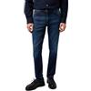Wrangler Jeans da Uomo Texas Slim, Nebbia, 42W x 30L