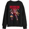 Stranger Things Final Stand Comic Kids Sweatshirt, Black