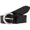 Calvin Klein Donna Cintura Classic Pin Buckle in Pelle