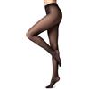 GLAMORY Collant Satin 20 Fine Nero 4XL