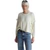 United Colors of Benetton Maglia G/C M/L 191VD10EZ Maglione, Bianco, XS Donna