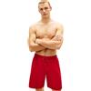 Tommy Hilfiger Uomo Pantaloncino da Bagno Long Drawstring con Logo, Rosso (Medium Red), S