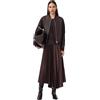 AllSaints Orten Bomber Jacket Giacca in pelle Donna