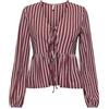 ONLY Onljally L/S Tie Top Jrs, Cabernet, L