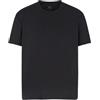 Armani Exchange Maglietta da Uomo, a Maniche Corte, con Logo sulla Parte Anteriore, Blu, XL, Navy Scuro, XL