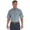 Wrangler Riggs Workwear by Men's Big And Tall Chambray Work Shirt,Light Blue,XX-Large Tall