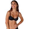Lovable Reggiseno con Ferretto, Coppe Non Imbottite e Senza Cuciture in Microfibra - Sostegno, Forma Seno Naturale, Art. 027M, My Daily Comfort Donna, Nero, 36 / 4D