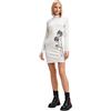 Desigual Vest_jonquera-Lacroix Dress da Donna, Bianco, S