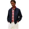 Tommy Hilfiger Uomo Giacca da Mezza Stagione Harrington con Zip, Blu (Desert Sky), XXL