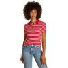 Tommy Hilfiger 1985 Slim Pique Polo SS Ww0ww43225 Polo a Maniche Corte Donna (Pacco da 1)