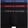Tommy Hilfiger Uomo Boxer Confezione da 3 con Fascia con Logo, Nero (DP Rge/Blk/Blue Jean), XS