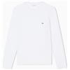 Emporio Armani T-Shirt Girocollo da Uomo in Morbido Modal a Maniche Lunghe, Bianca, vestibilità Aderente L, Bianco, L