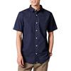 Amazon Essentials Camicia a Maniche Corte in Popeline Elasticizzato (Disponibile in Taglie Extra Forti) Uomo, Blu Marino, L