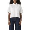 Levi's Harlie SS Cropped - Maglietta a Maniche Corte, Colore: Bianco Brillante, Bianco, M