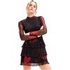 Desigual Vest_Forest-Lacroix Dress Donna, Colore: Rosso, M
