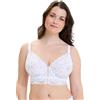 Sans Complexe - Arum - Reggiseno Bustier in Pizzo con Ferretto - Classico - Tinta Unita - Donna - Bianco - 4D