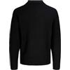 JACK & JONES Jjsoho Ollie Knit Split Neck, Nero, M