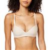 Calvin Klein Donna Reggiseno a Mezza Coppa Lift Elasticizzato, Beige (Beechwood), 2D