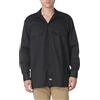 Dickies - Camicia a maniche lunghe uomo, Nero (Black), 2X Tall