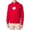 Tommy Hilfiger Uomo Felpa con Cappuccio Ithaca Flag in Cotone, Multicolore (Medium Red), M