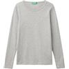 United Colors of Benetton T-Shirt M/L 3ga2e16g0 Manica Lunga Donna