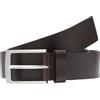JACK & JONES Jacstockholm-Cintura in Pelle Noos, caffè Nero, 95 cm Uomo