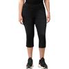 Ulla Popken Jeans Capri Sienna, da Donna, Taglie Forti, Taglie Forti, Gamba Stretta, Elastico in Vita, Elasticizzato 829650, Nero, 36W x 32L