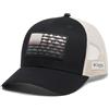 Columbia Cappello Unisex Unisex PFG con Bandiera dei Pesci in Rete, Nero/Pietra Scura, Taglia Unica, Nero/Pietra Scura, Taglia Unica