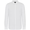 Armani Exchange Camicia da Uomo Slim Fit Stretch Button Down, Bianco, XL