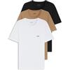 BOSS Hugo Boss Crew Neck T-Shirt 3 Pack Cotone Classico, Shirt SS RN