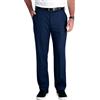 Haggar Cool 18 PRO Classic Fit Flat Front Casual Stretch Golf Pant (Big & Tall Sizes) Pantaloni, Blu Navy, 48W x 29L Uomo