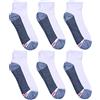Hanes Men's Max Cushion Ankle Socks 6-Pair Pack, Available in Big & Tall
