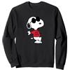 Peanuts - Snoopy Joe Cool Felpa, Unisex per Adulti, Nero, L