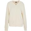 Emporio Armani Felpa Aperta Donna Iconic Spugna Bianco XL, Bianco, XL